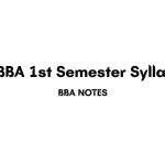 TU BBA 1st Semester Syllabus